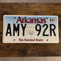 🇺🇸 U.S. Autoschild, Arkansas AMY 92R - ORIGINAL