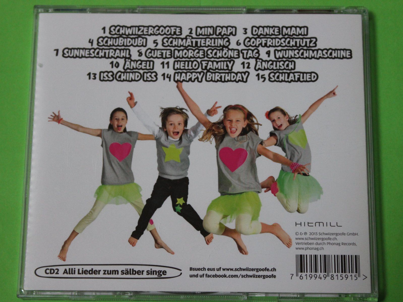 CD: Schwiizergoofe - Schwiizergoofe 1 2CDs 2013 – Usato da Tübach venduto da JamesStone 2