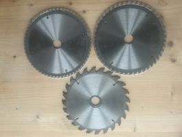 Kreissägeblätter 3 Stück 165 /20