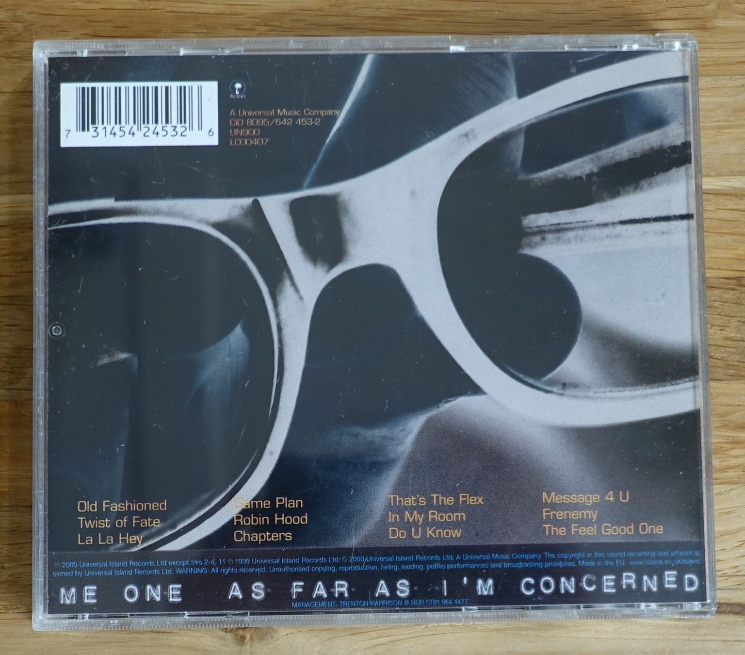 CDs: Me One – As Far As I'm Concerned - D8 – Gebraucht aus Sessa von discoverymedia 1
