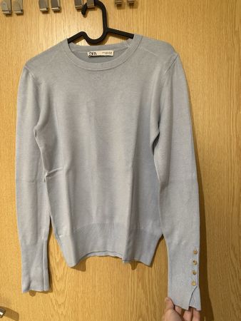 Pullover hellblauer M Zara
