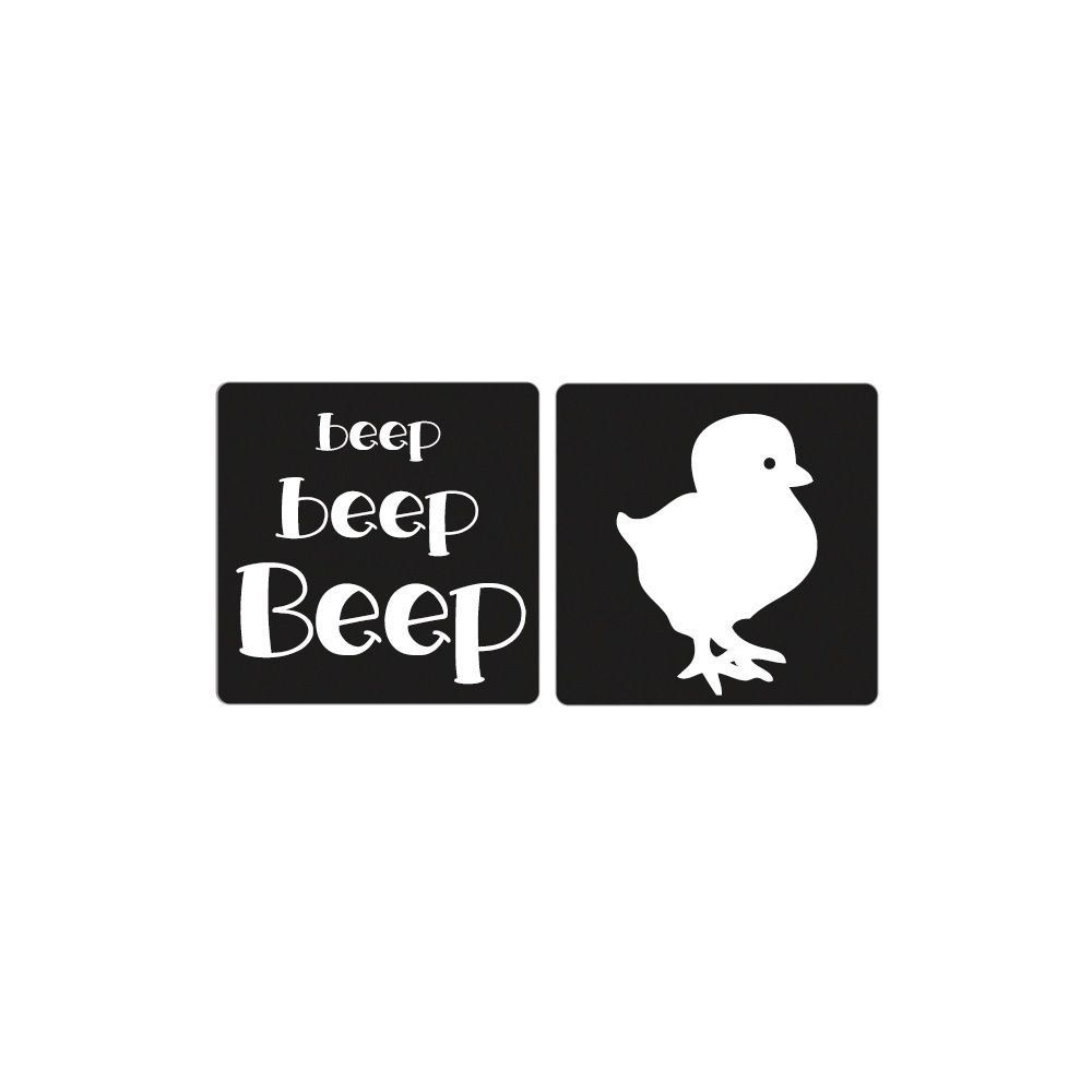 Sonstiges zum Basteln & Handarbeiten: Label: Küken, “beep beep beep” – Neu und originalverpackt aus Winterthur von schnuggi88
