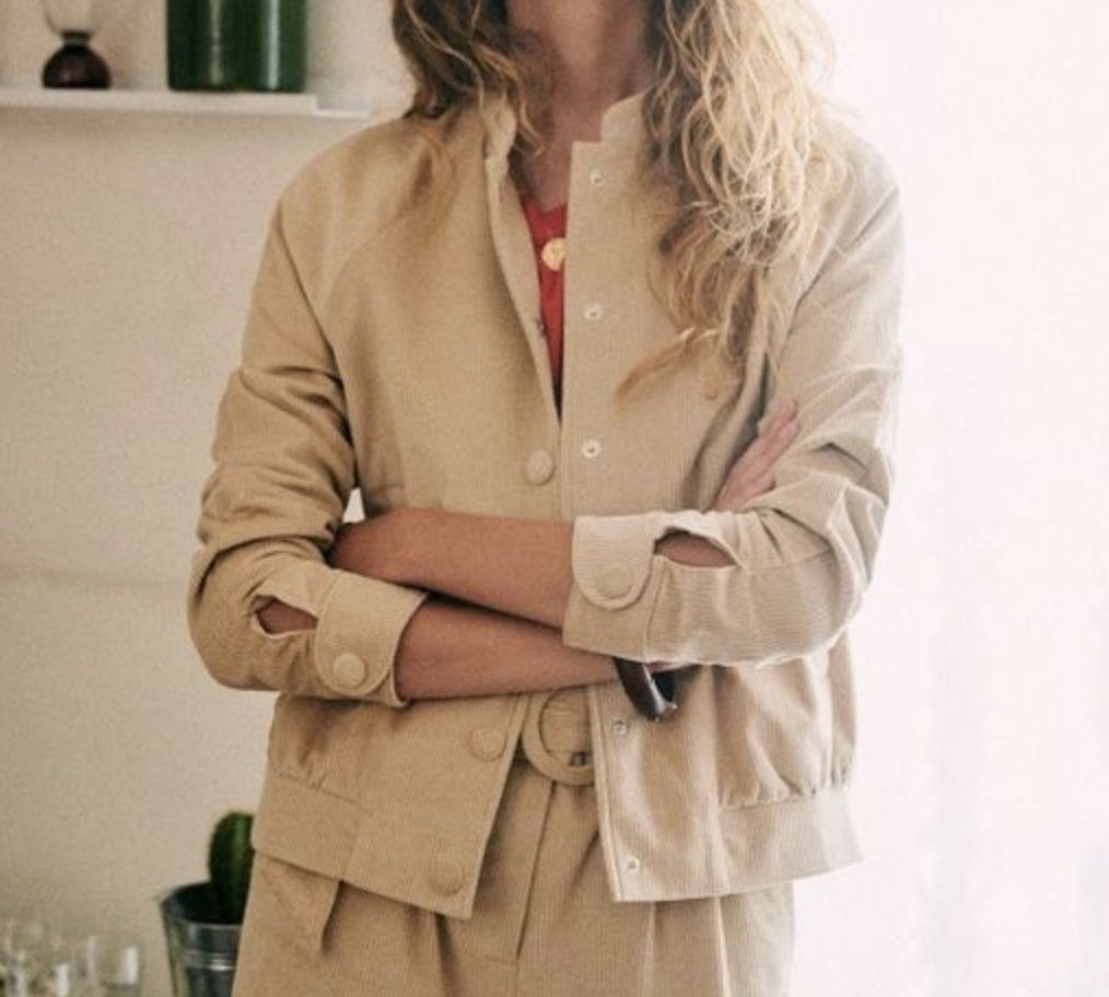 Sezane Vestes: Sézane Suede Jacket – D'occasion à Zürich par L.A_Closet 2