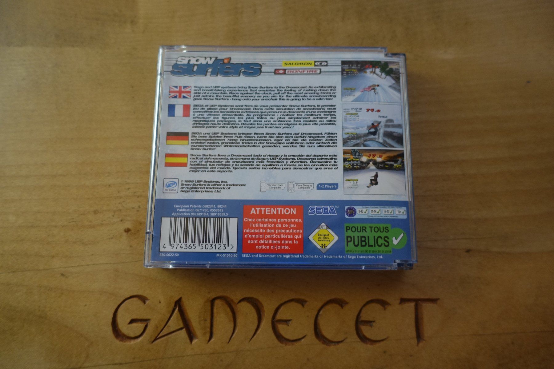 Sega Giochi: Snow Surfers – Usato da Steinach venduto da Gamecet 3