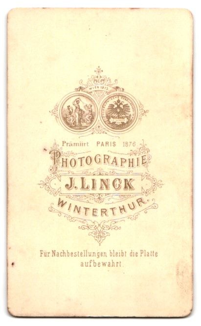 Fotografie &  Plakate: Fotografie J. Linck, Winterthur, Junger  – Gebraucht aus Berlin von bartko-reher 1