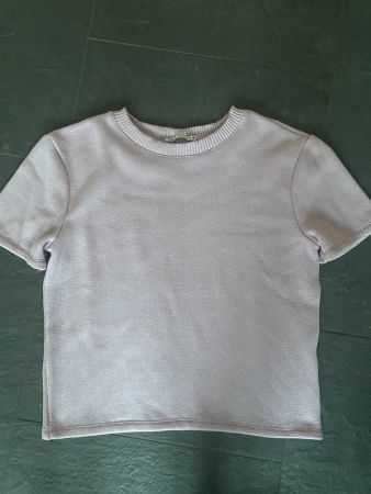 ZARA kurzarm Pullover rosa Gr. M
