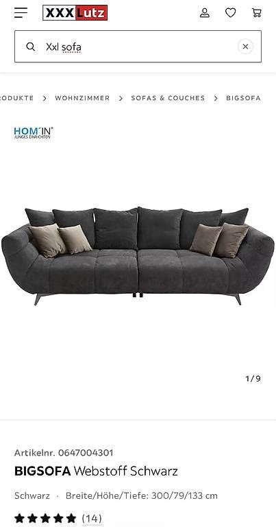 Sofas: Bigsofa – Gebraucht aus Kriens von st_x25p 1