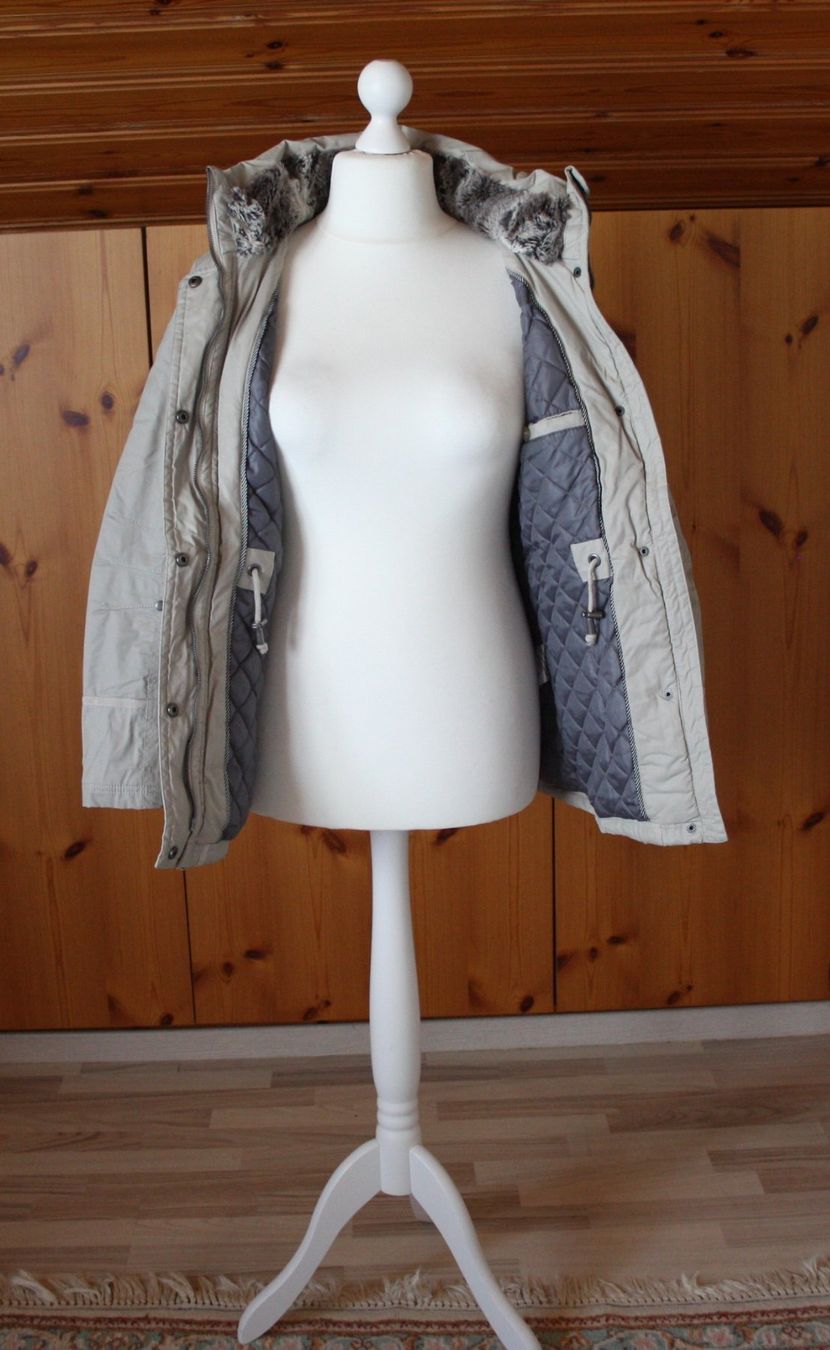 Giacche: Jacke Winterjacke IN LINEA beige Gr. 40 – Difettoso da Flüelen venduto da Diversicum-Textil 6