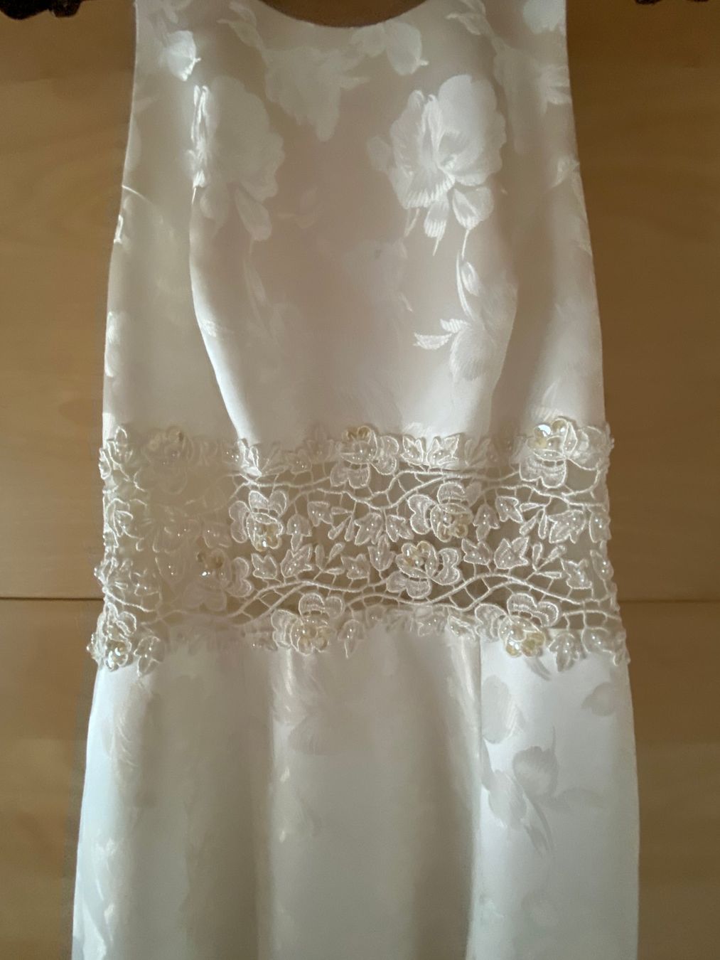 Vestiti: Hochzeitskleid mit Rosenmuster Cremefarben – Usato da Gibswil venduto da Rockmami 4