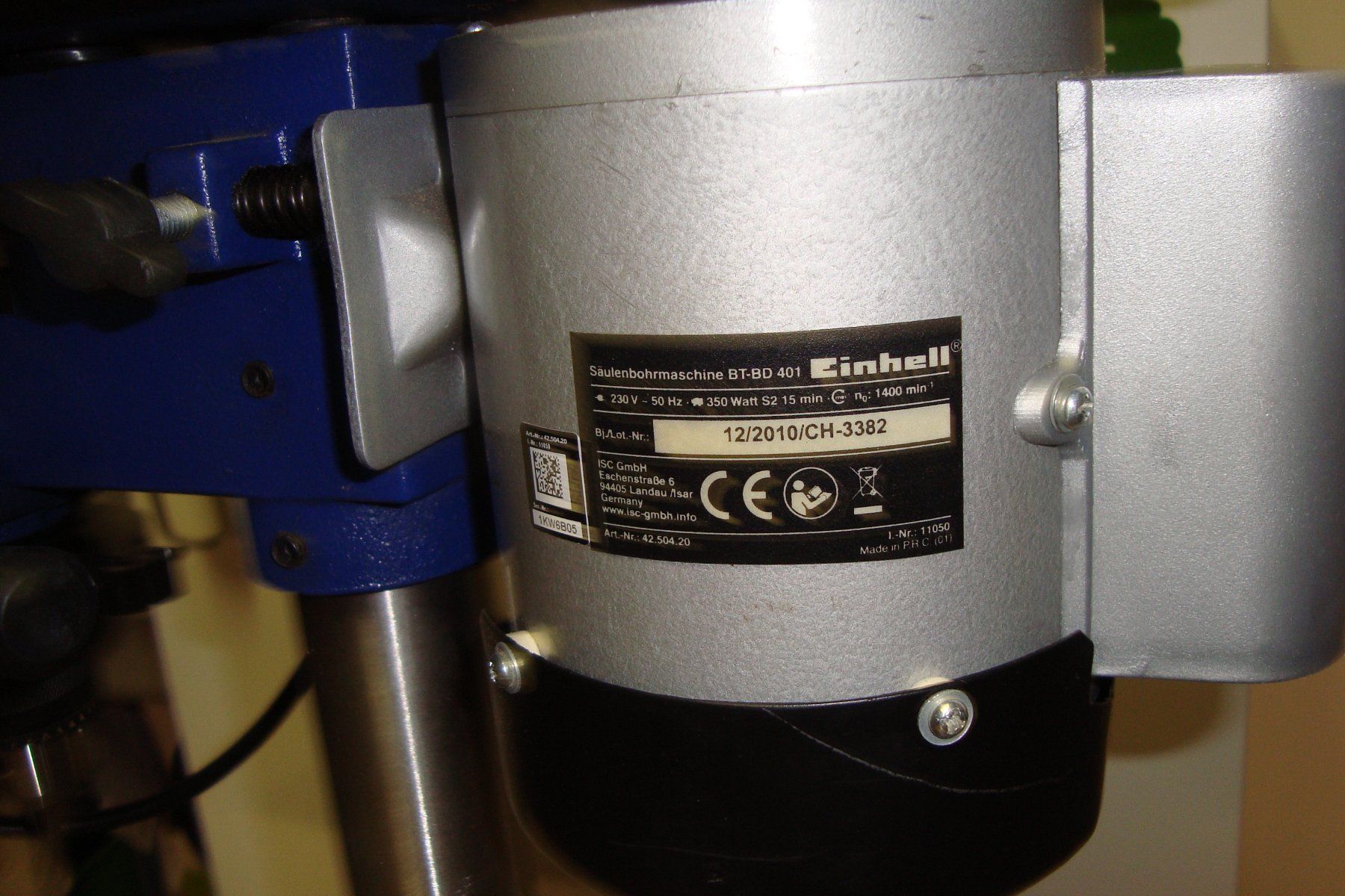 Einhell Trapani: Tischbohrmaschine EINHELL BT-BD 401 – Usato da Zufikon venduto da wasser367 6