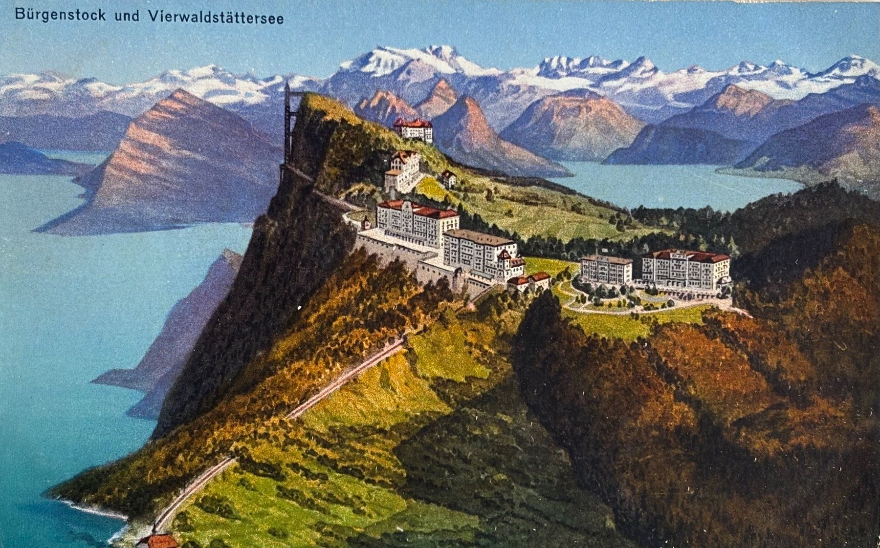 Cartes postales: Bürgenstock, E. Goetz – D'occasion à Frauenfeld par Merk52
