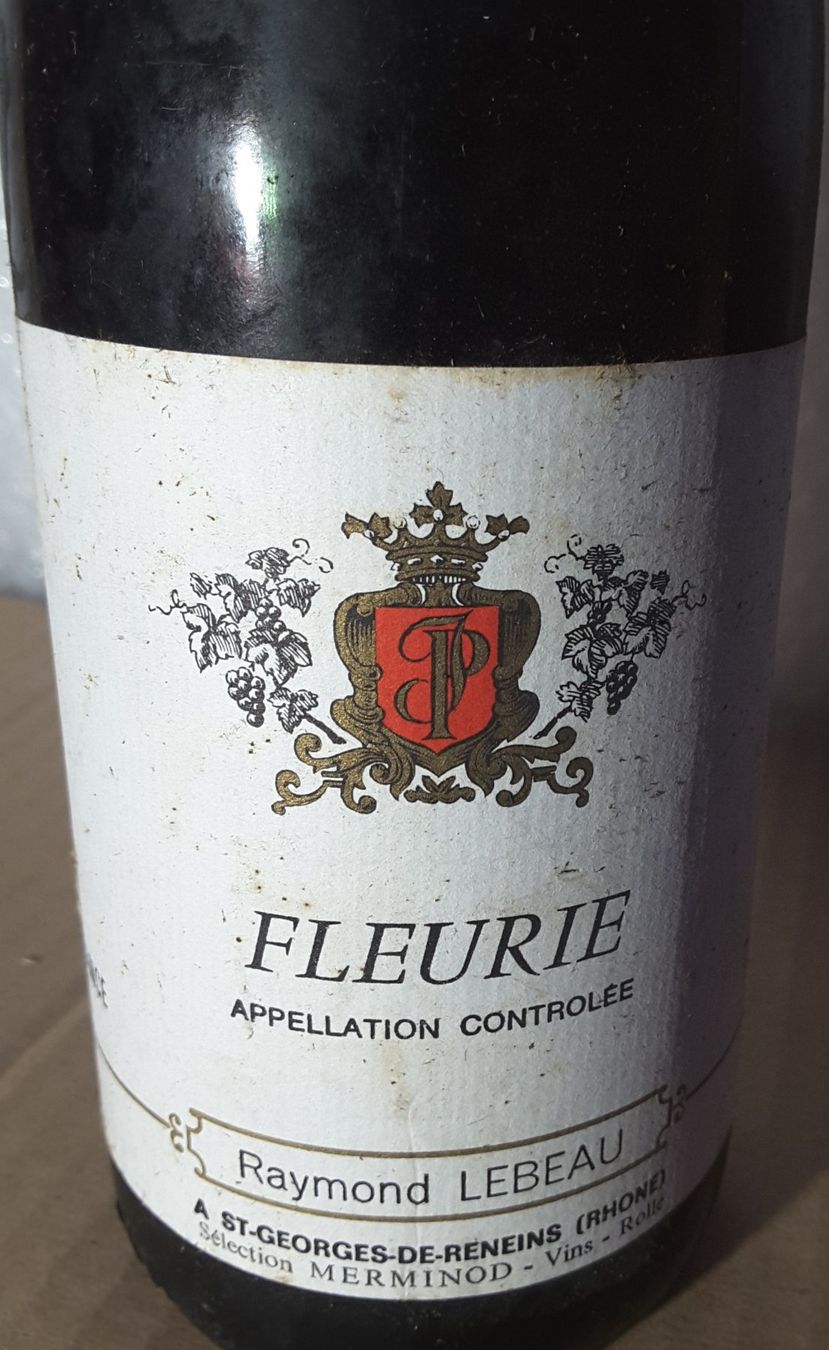 Vino: 1983 Fleurie Raymond Lebeau – Nuovo (secondo la descrizione) da Schwerzenbach venduto da sl_37c