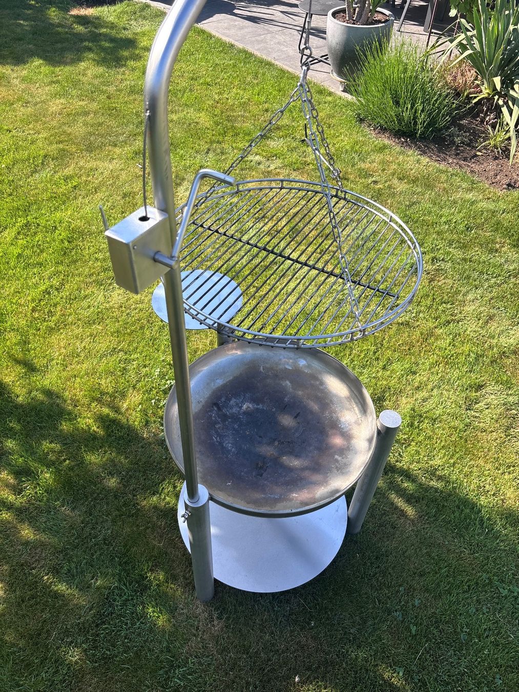 Griglie: Schwenkgrill Edelstahl rostfrei – Usato da Blauen venduto da rob_2rfj 5