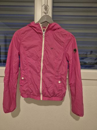 Veste Tommy Hilfiger rose légère taille S plutôt XS