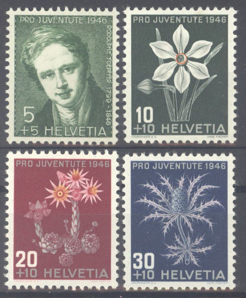 Alle Briefmarken: 1946, Pro Juventute ** – Gebraucht aus Willisau von Vollstempel