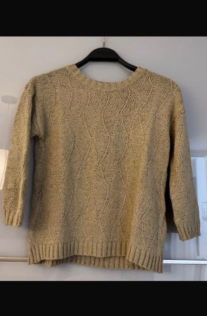 Massimo Dutti Pullover Camel Gr. XS –perfektes Übergangsteil
