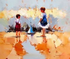 Sylt - Spielende Kinder am Strand