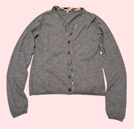 Burberry Strickjacke, 100% Merino-Wolle, Gr. L, Top ❤️🤩