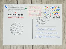 CL14 Carte Postale  + Timbre Suisse 1995
