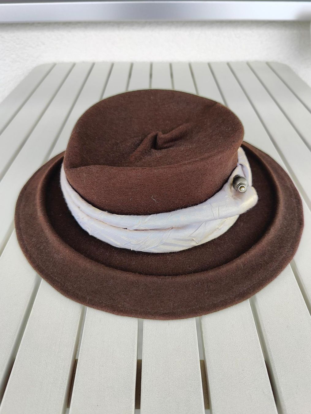 Copricapi, berretti & cappellini: Damenhut, Winter, braun – Usato da Meggen venduto da SellingGoods_1 2