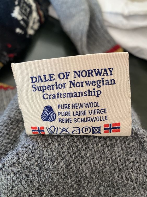 Dale of Norway Norwegerpullover XL Winterpulli grau 5