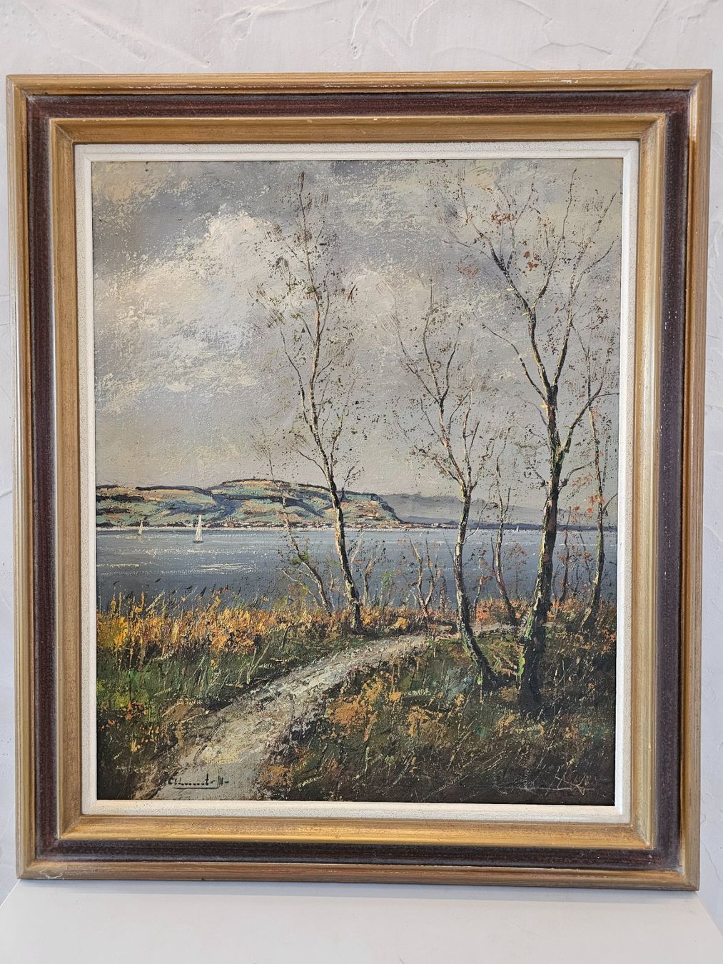 Tableaux: Murtensee vom Grengspitz aus, sig. Max Clement – D'occasion à Galmiz par bea_hff8