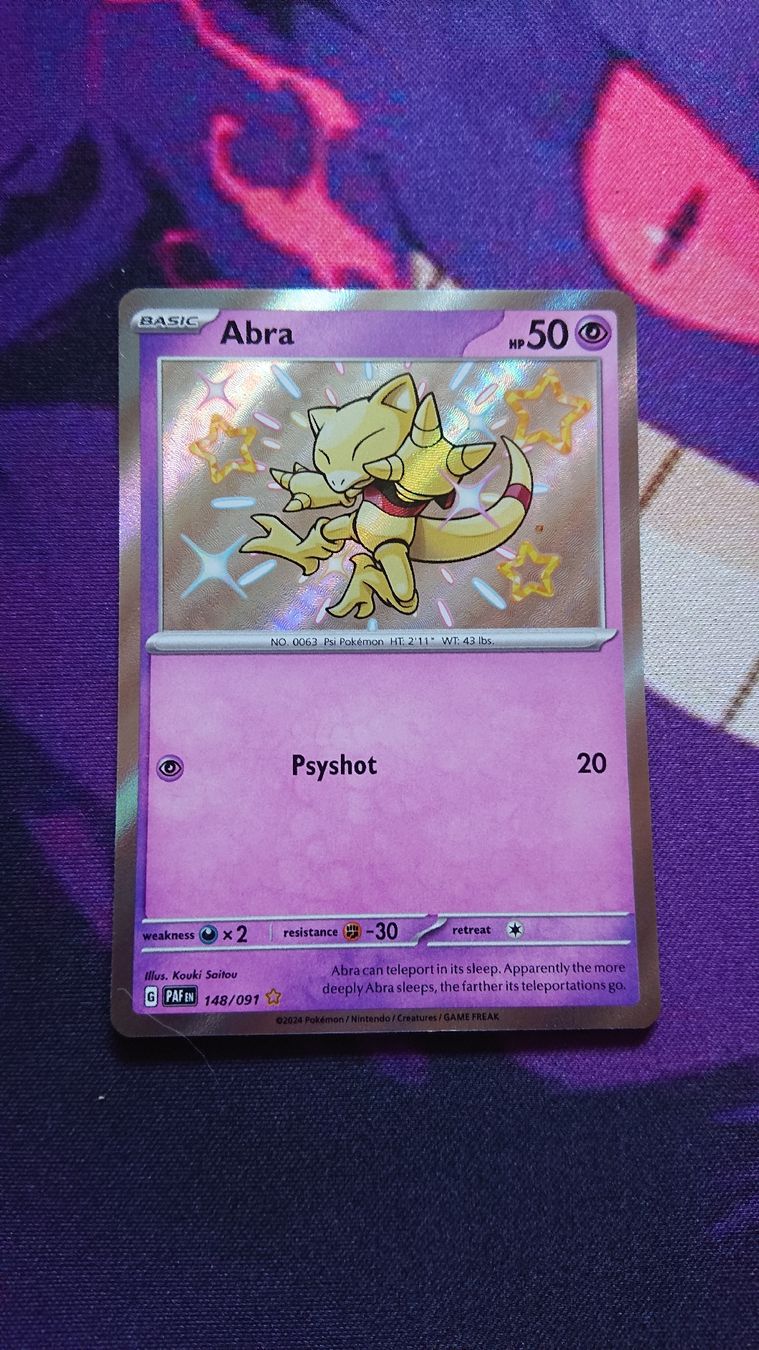 Pokémon Sammelbilder & Trading cards: Abra PAF 148 EN – Neu (gemäss Beschreibung) aus Chur von FreakofRarity