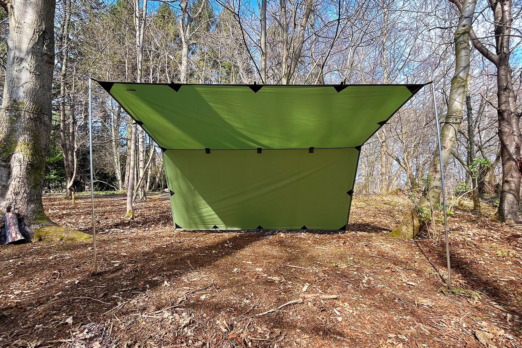 DD Hammocks Altro per Esercito: DD Hammocks Tarp 3x3 grün UV-Schutz – Nuovo e nell'imballaggio originale da Tulln venduto da HaengemattenShop 9