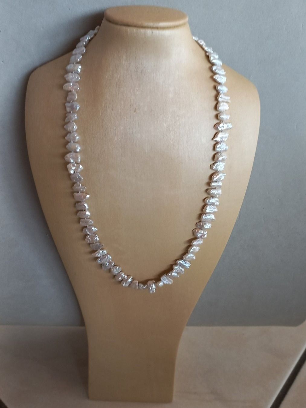 Catenine: Perlen Halskette Silber Verschluss. Länge 45cm – Nuovo e nell'imballaggio originale da Winistorf venduto da acreativ