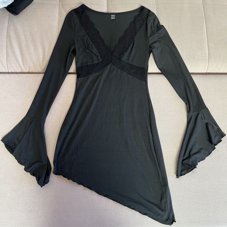 Schwarzes Abendkleid mit spitze Gr. XS