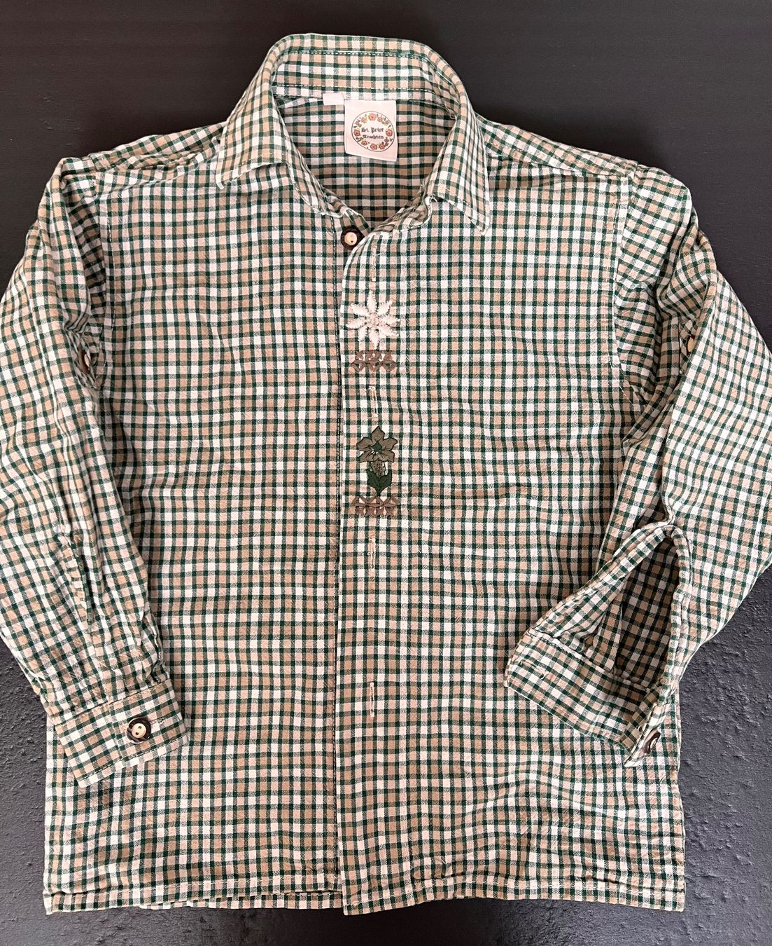 Hemden, T-Shirts & Polos: Hemd kariert Art. Peter Grösse 104 – Gebraucht aus Winkel von Tilivika 1