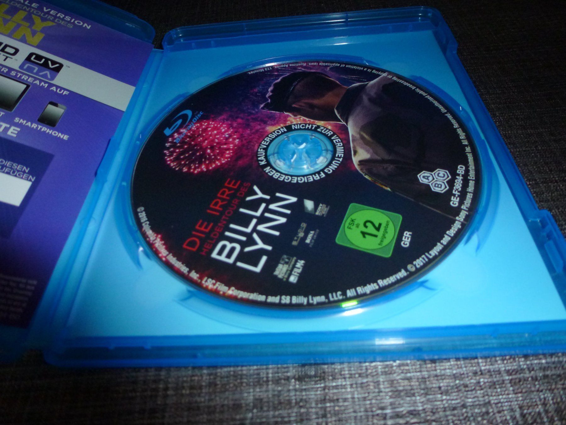 Tutti i DVDs: Die Irre Heldentour des Billy Lynn BLU-RAY – Usato da Olten venduto da Disc-Verkauf 1