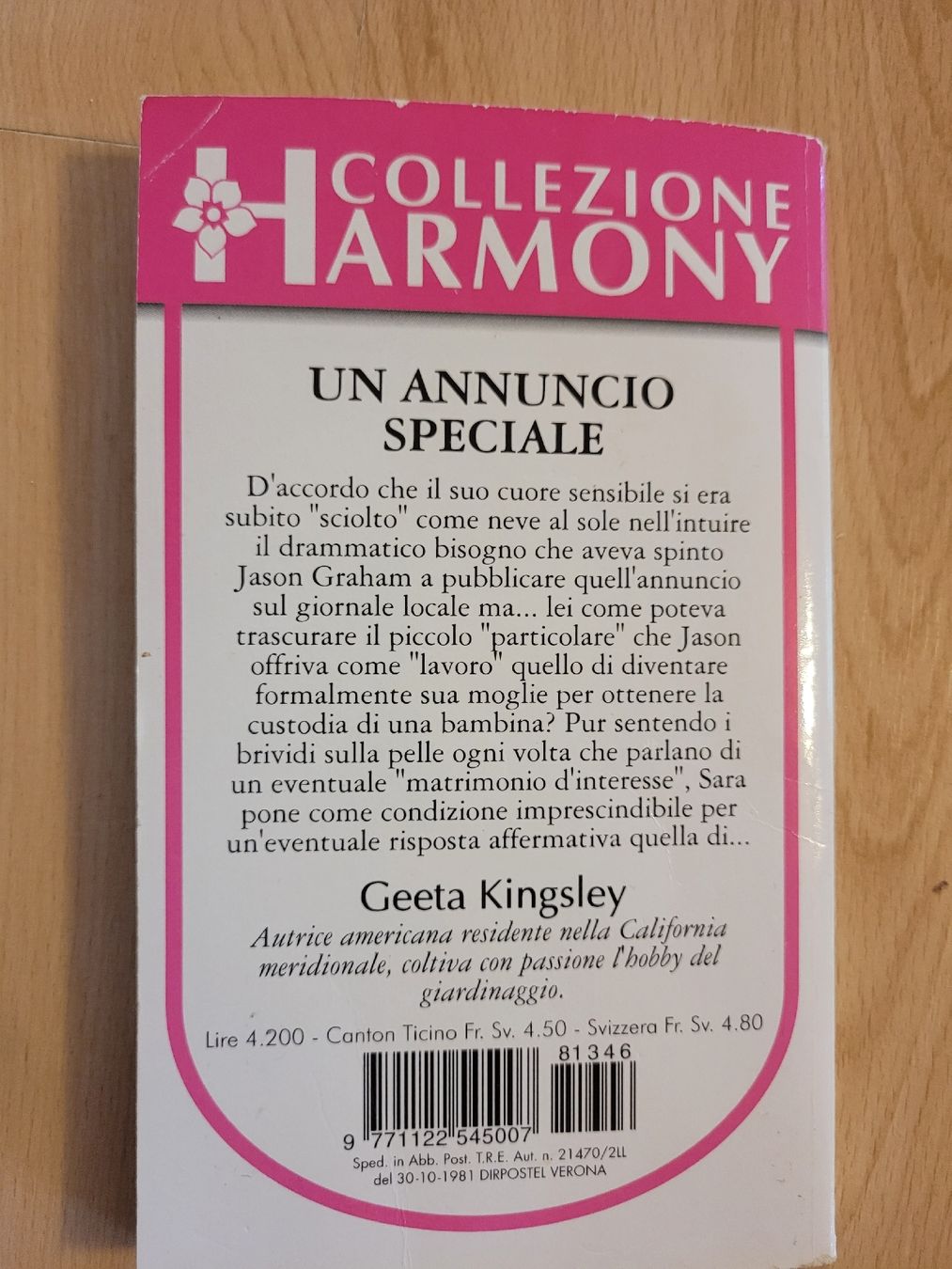 Bücher: libro un annuncio speciale – Gebraucht aus Lupsingen von sta_wgg5 1