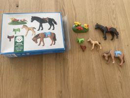 Playmobil 3114 Pferde mit Fohlen und Zubehör