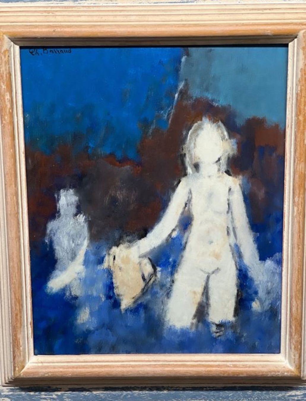 Gemälde: Tableau signé Charles Barraud, Baigneuses – Gebraucht aus Neuchâtel von ada_my2j 1