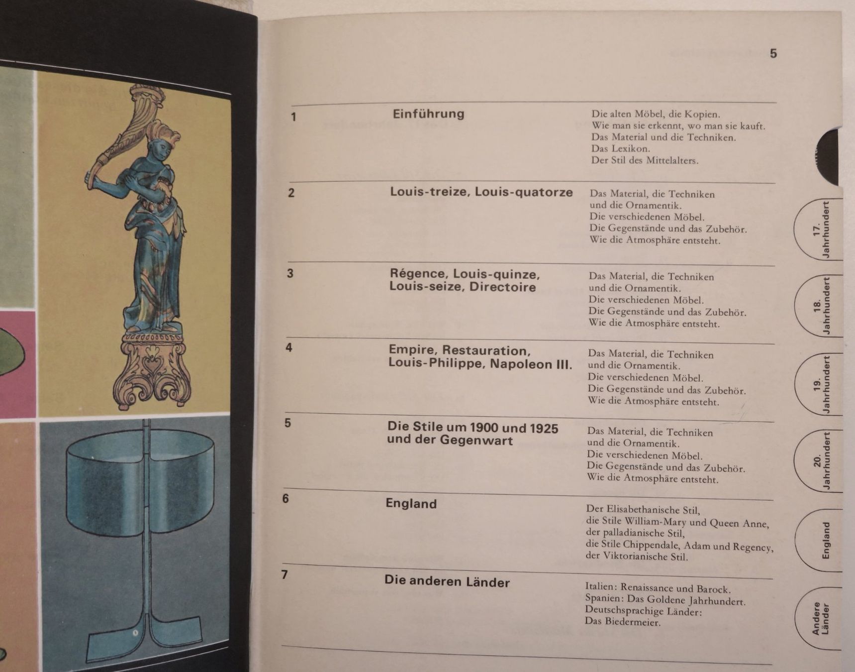 Libri: Wohnstile - antik und modern, Annie Morand 1973 – Usato da Oberriet SG venduto da Manick 3