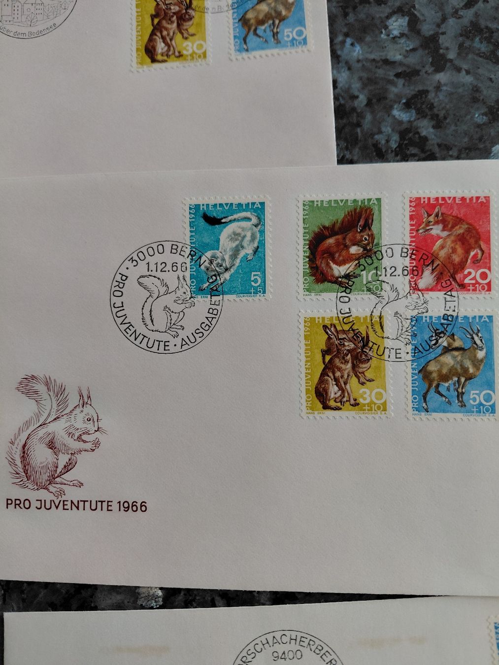 Alle Briefmarken: Pro Juventute 1966 – Gebraucht aus Bonaduz von topolino052 1