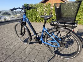 E-Bike Campus 10F blau Shimano mit Ersatzakku