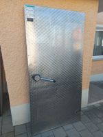 Edelstahltür mit Griff 192x94cm Dicke 9cm; Kühlzelletür