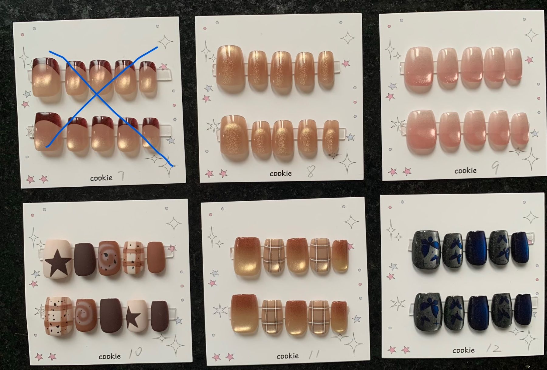 Unghie finte: Press-on nail  - New - short square - size M – Nuovo (secondo la descrizione) da Basel venduto da lau_982w 2