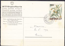 Militärpostkarte 2.Wk Mit Soldatenmarke