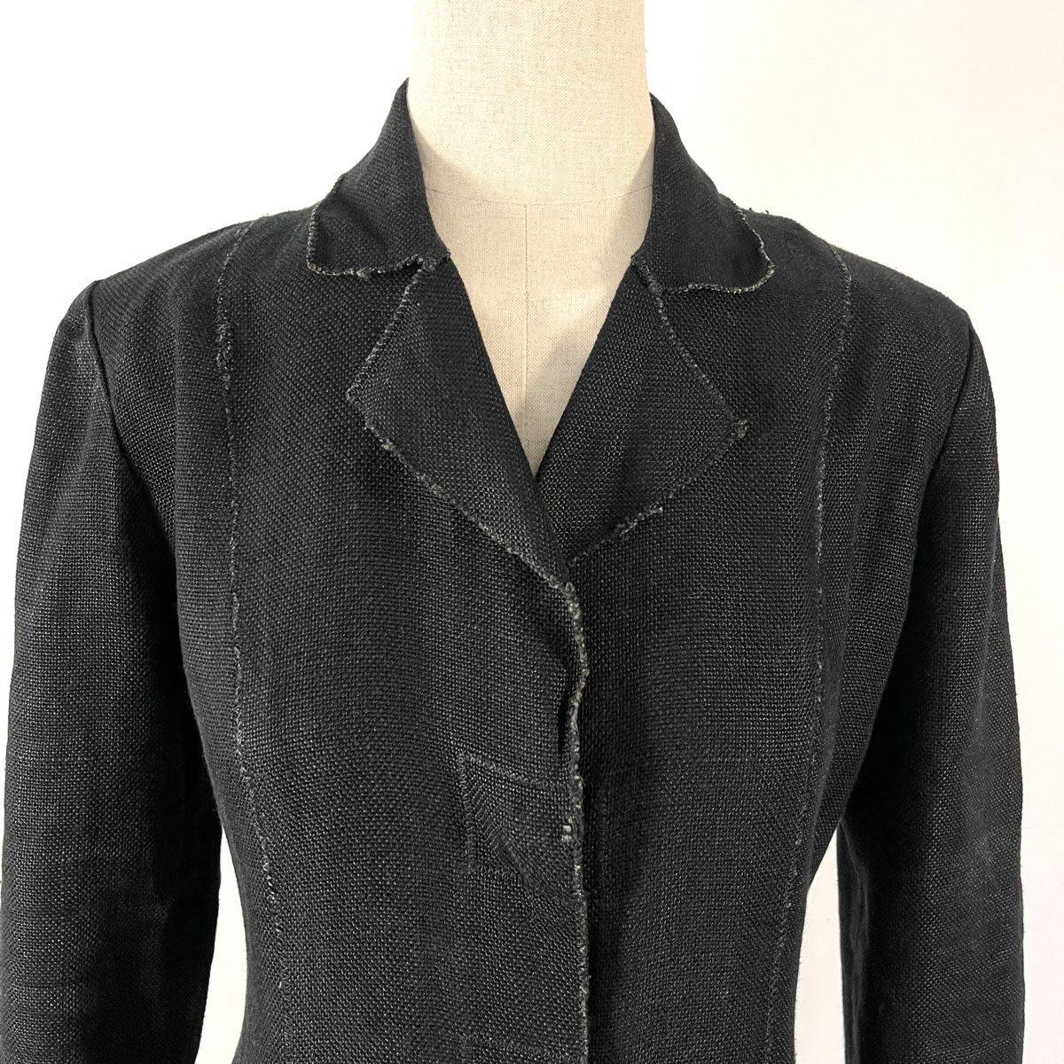 Balmain Jacken: BALMAIN Black Linen Women's Blazer – Neu (gemäss Beschreibung) aus Emmen von Nightingale_2022 1