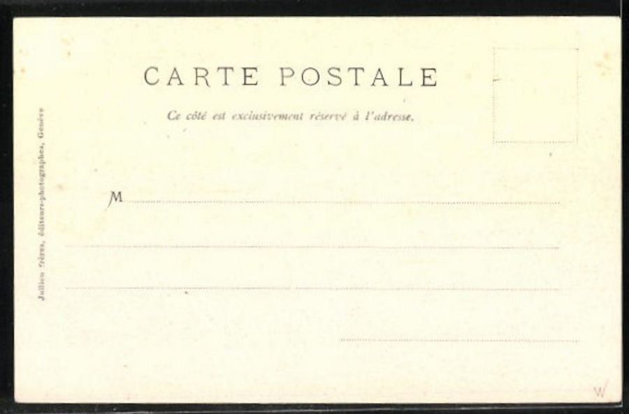Cartoline postali: Salvan, Place de Salvan animée vers 1900 – Usato da Frauenfeld venduto da POML 1