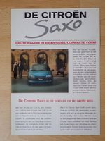Citroen Saxo - Holländischer Prospekt - P1663