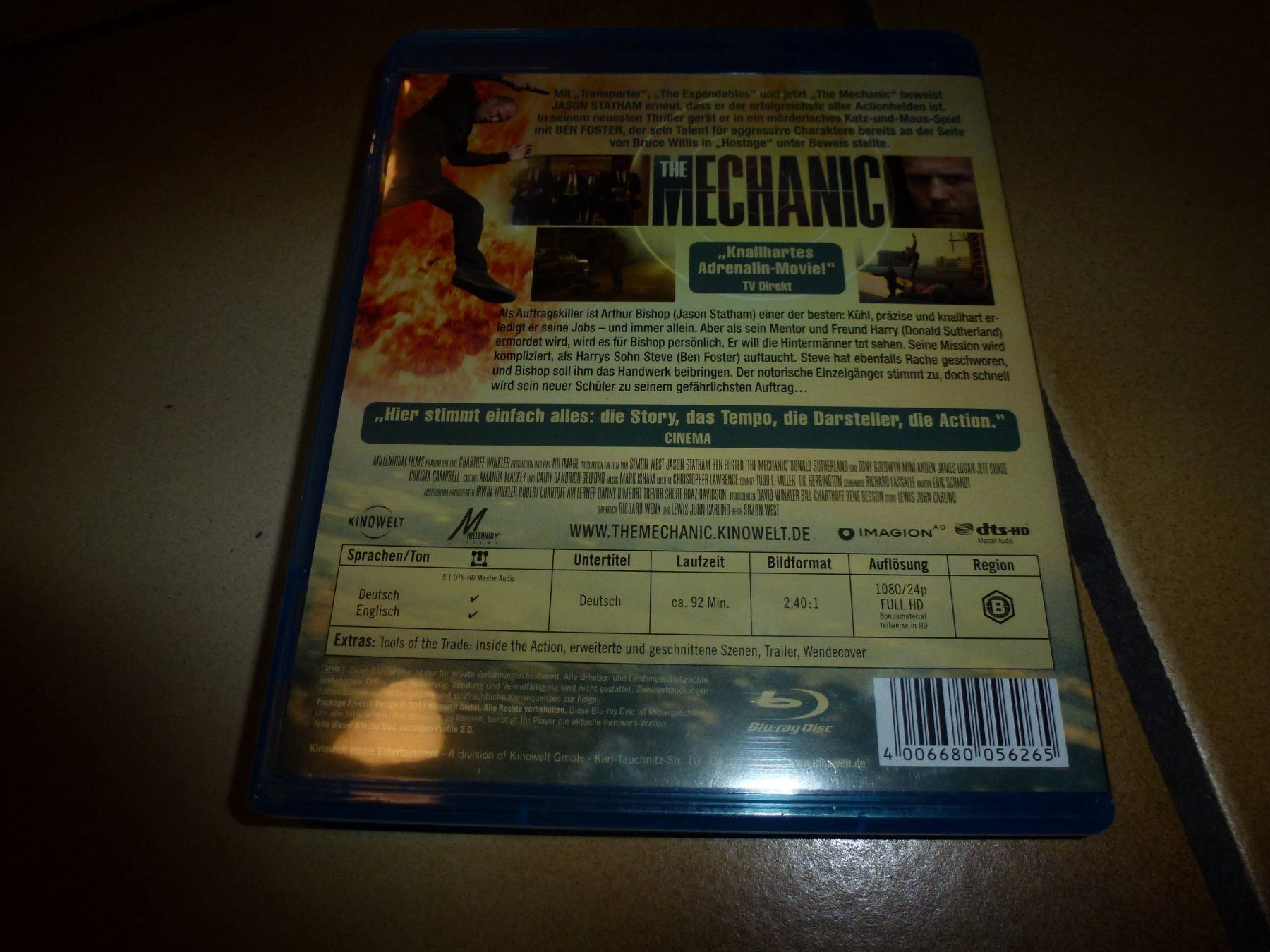 Tutti i DVDs: The Mechanic BLU-RAY – Usato da Olten venduto da Disc-Verkauf 2