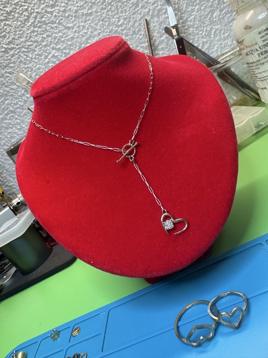 Ketten: Collier weiss gold – Neu (gemäss Beschreibung) aus Biel/Bienne von Manuelito25