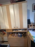 Armoire de rangement en bois, bon état, occasion