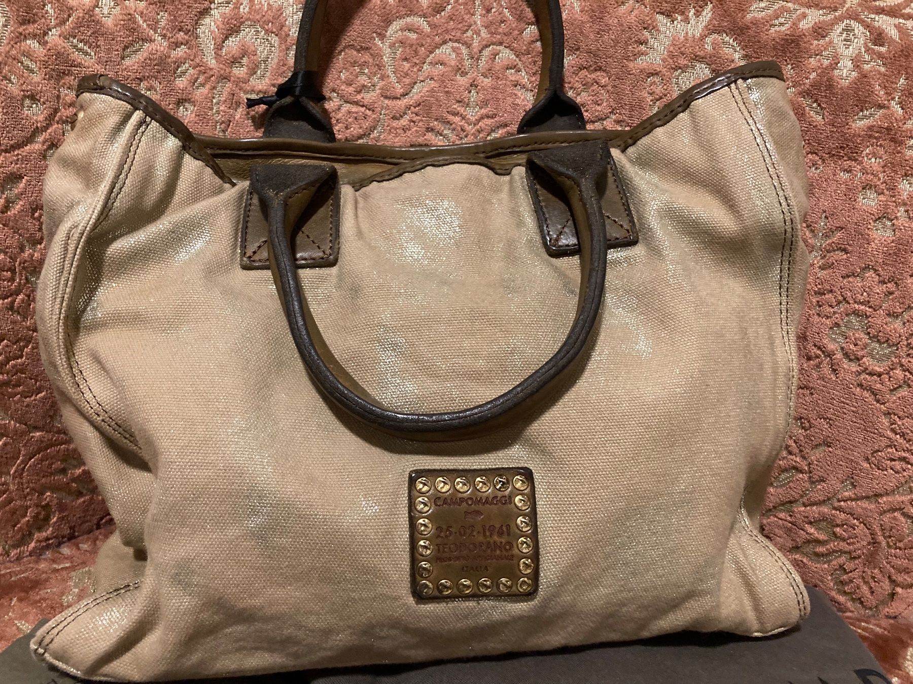 Borse da donna: Campomaggi Tasche Textil mit Leder - wunderschön! – Nuovo (secondo la descrizione) da Bottmingen venduto da Laternenlicht 8
