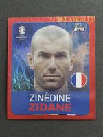 Topps UEFA Euro 2024 * Zinedine Zidane * Legende rot (LEG 8)