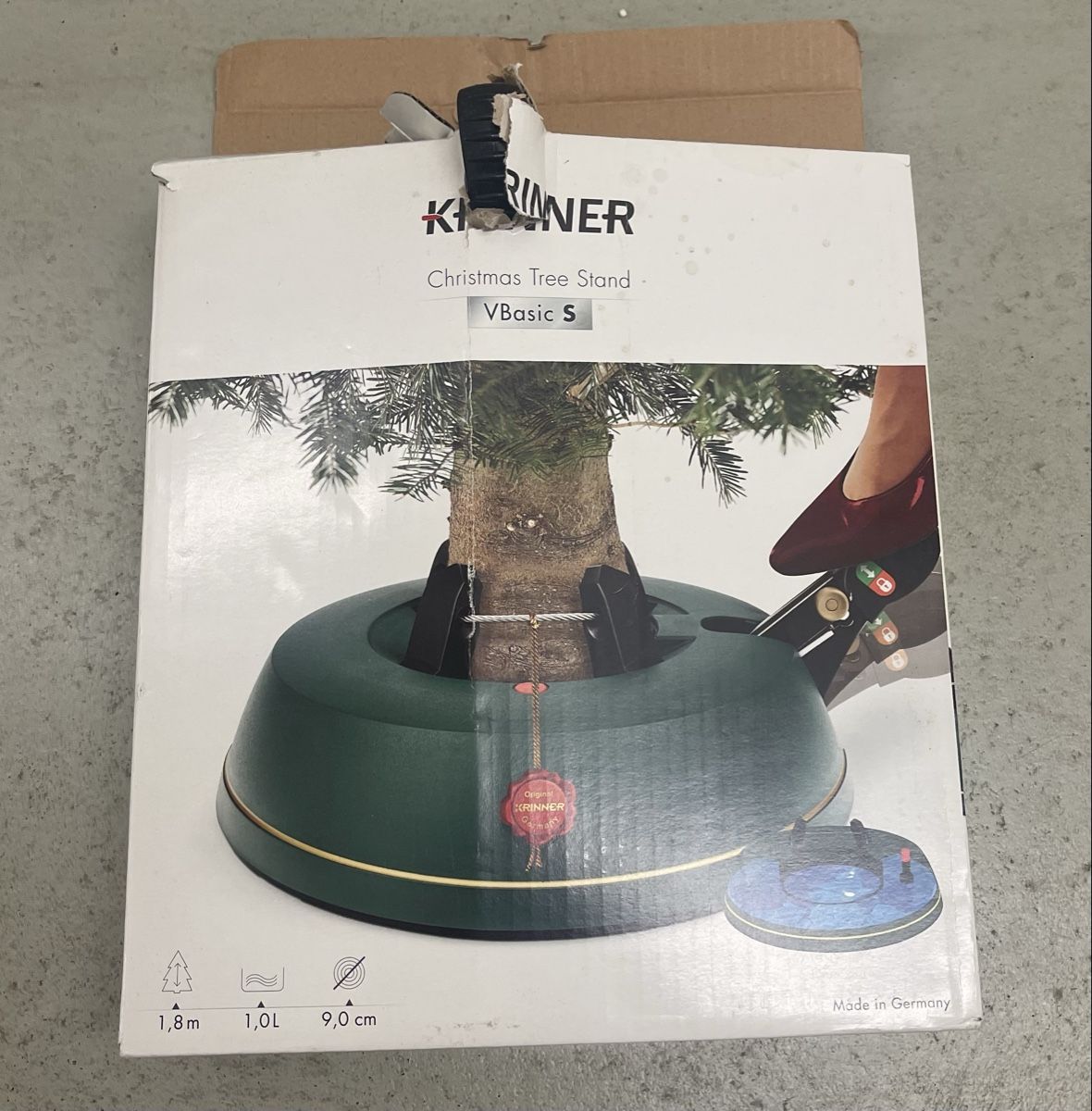 Krinner Basi per albero di Natale: Festive Christmas Tree Stand VBasic S for Holidays - Like Ne – Nuovo (secondo la descrizione) da Dietikon venduto da ami_zvp7 2